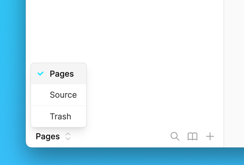 Pages view