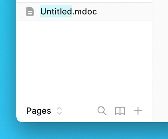 Pages view